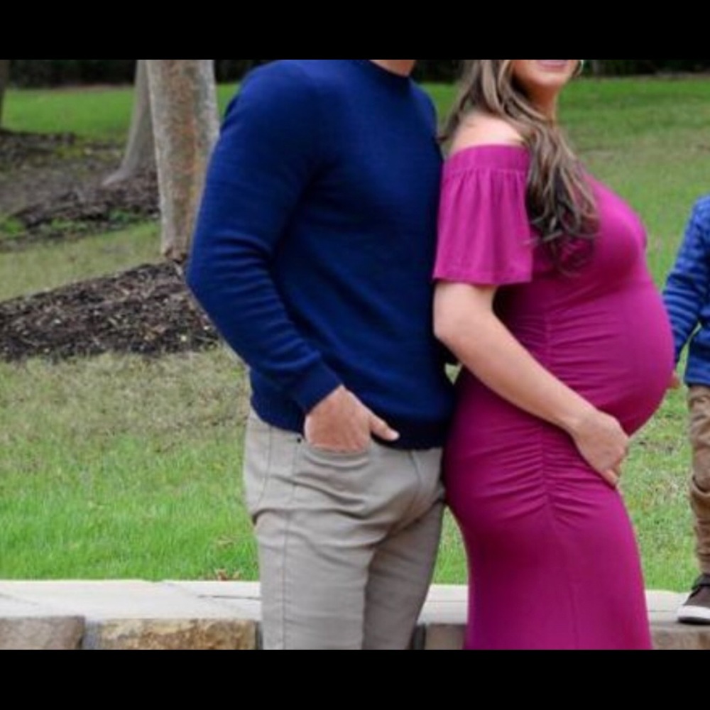 kimi + Kai maternity dress.